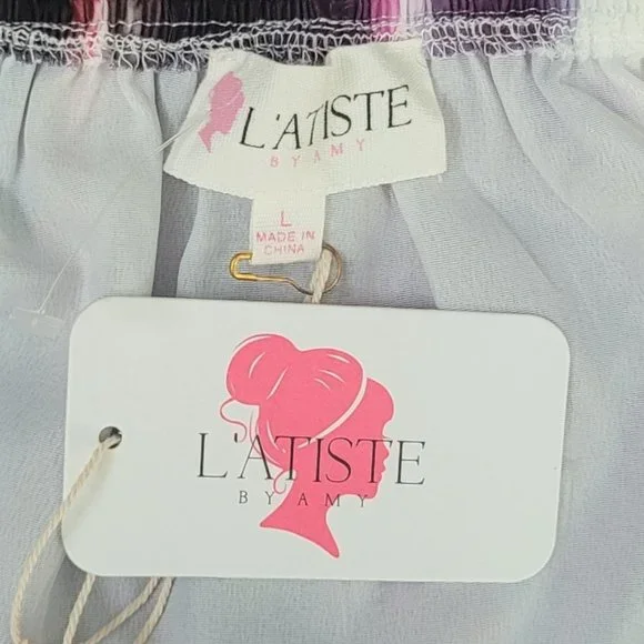 Latiste by Amy Open Back Maxi Dress Size Large - Picture 14 of 15